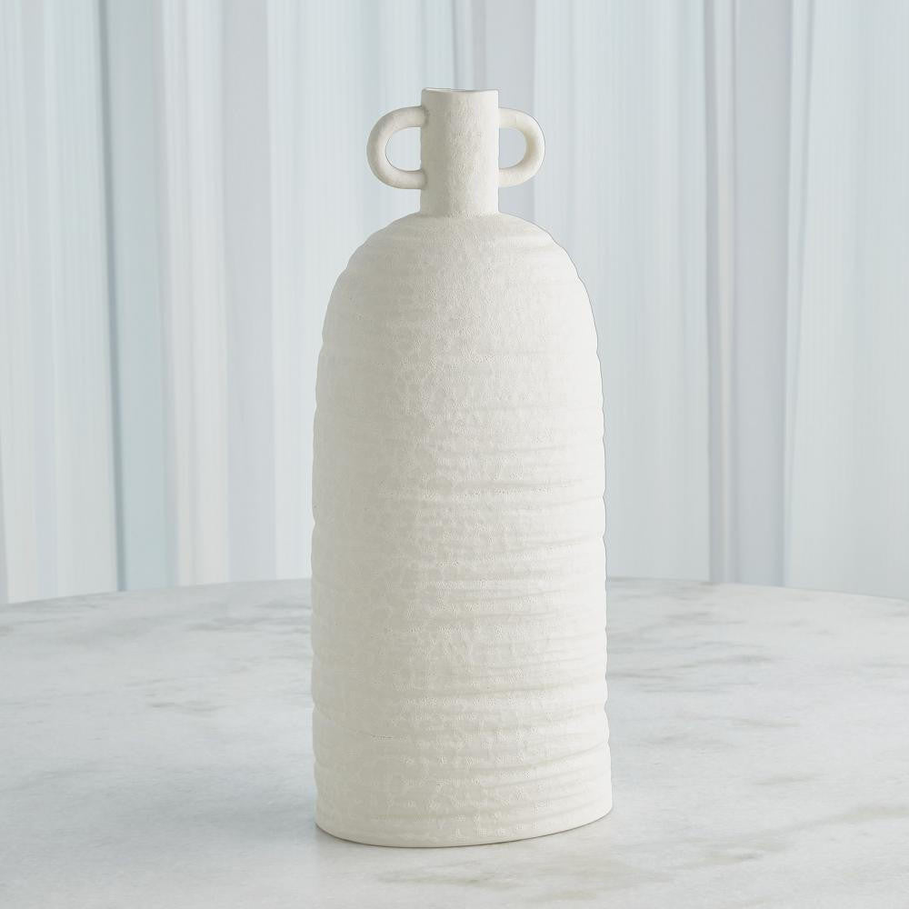 Global Views Sahara Large White Vase