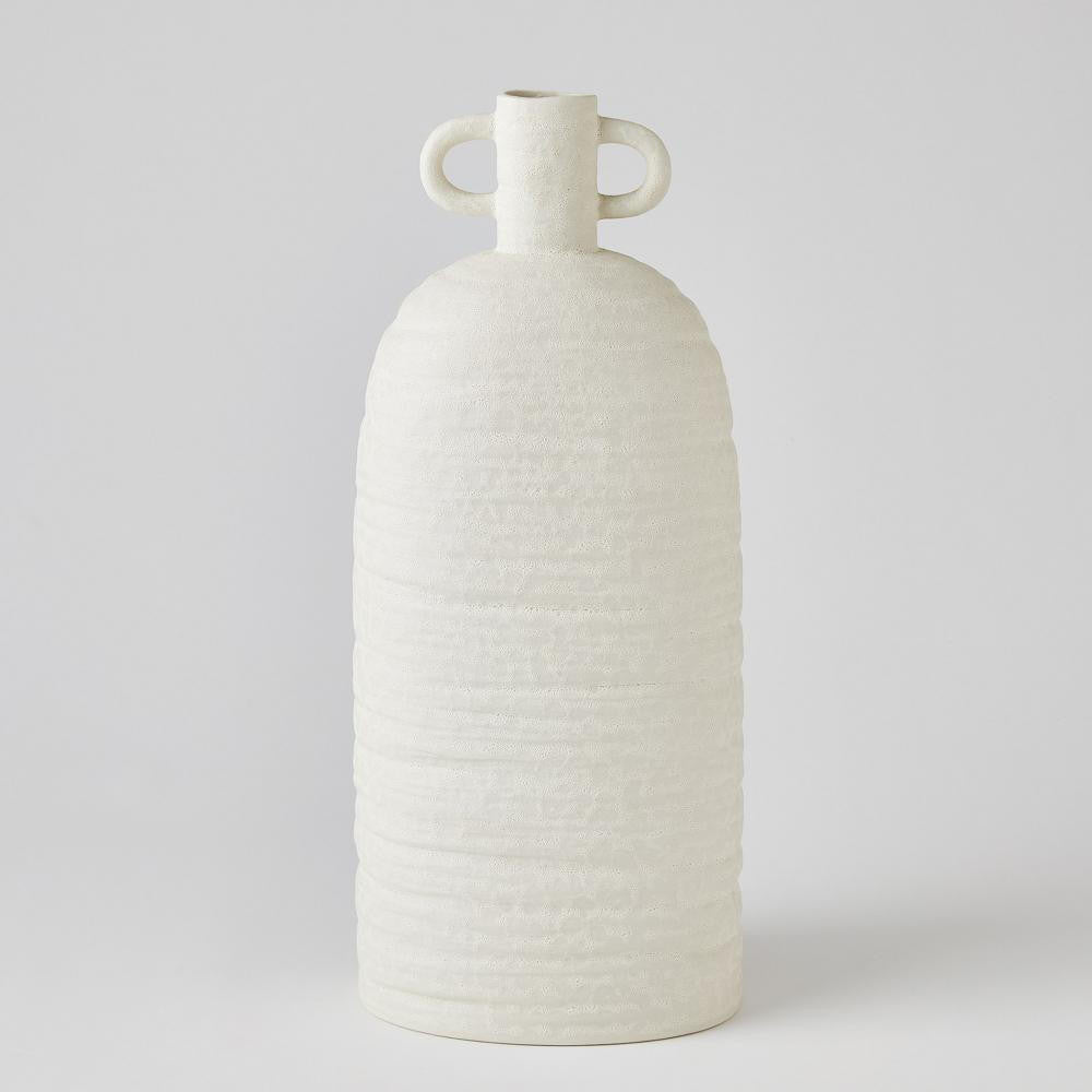 Global Views Sahara Large White Vase