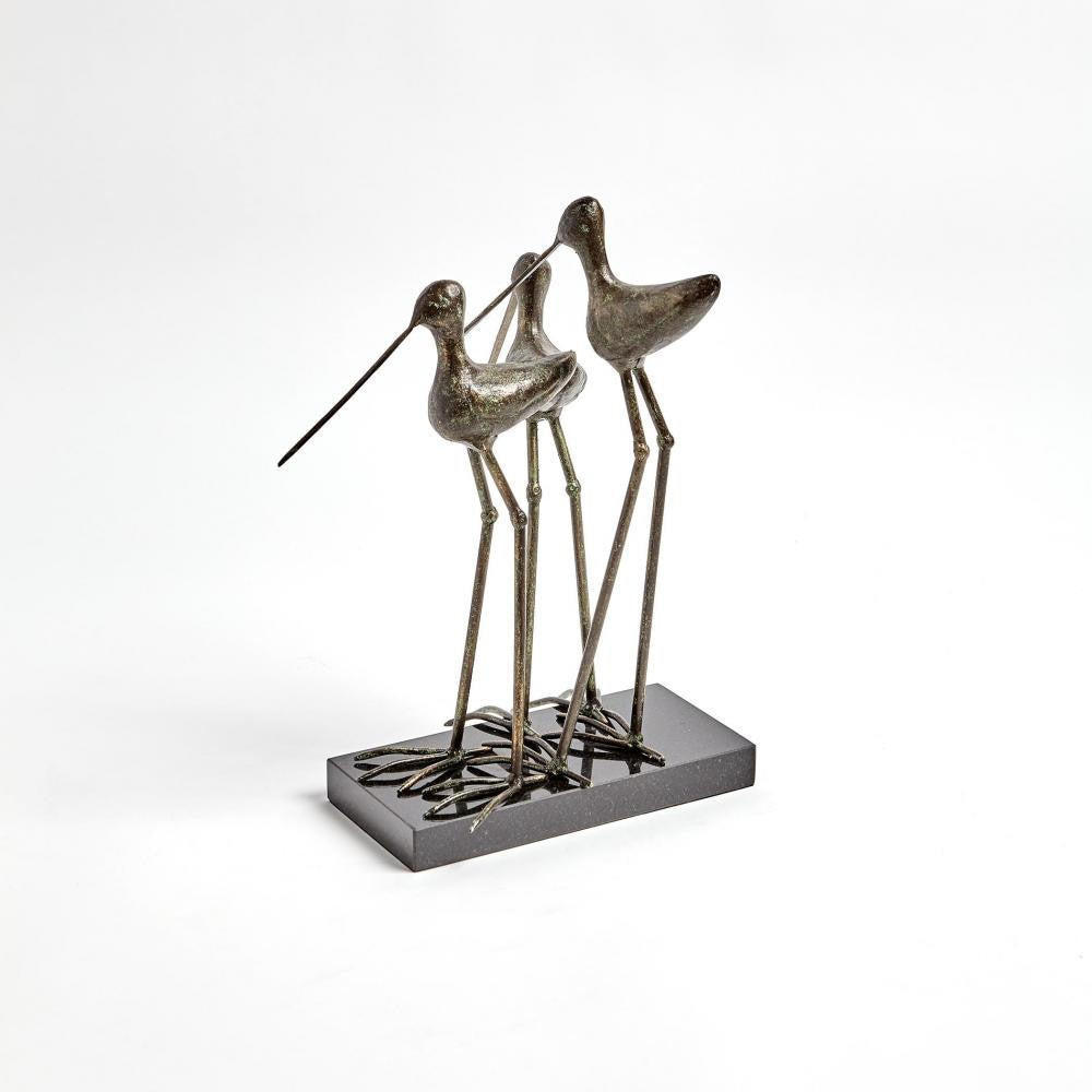 Global Views Sandhill Cranes Verdi Sculpture