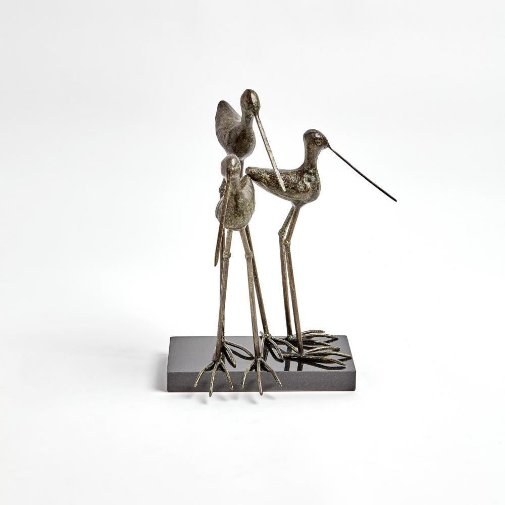 Global Views Sandhill Cranes Verdi Sculpture