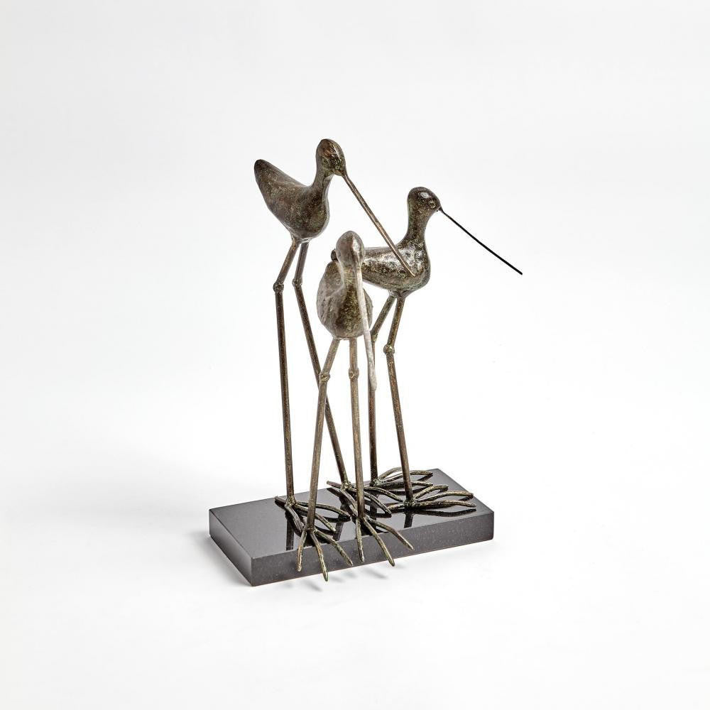 Global Views Sandhill Cranes Verdi Sculpture