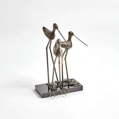 Global Views Sandhill Cranes Verdi Sculpture
