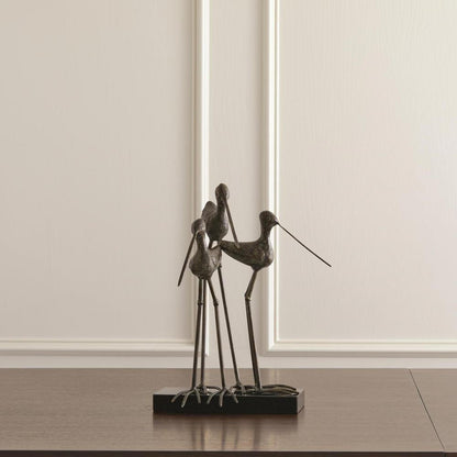 Global Views Sandhill Cranes Verdi Sculpture