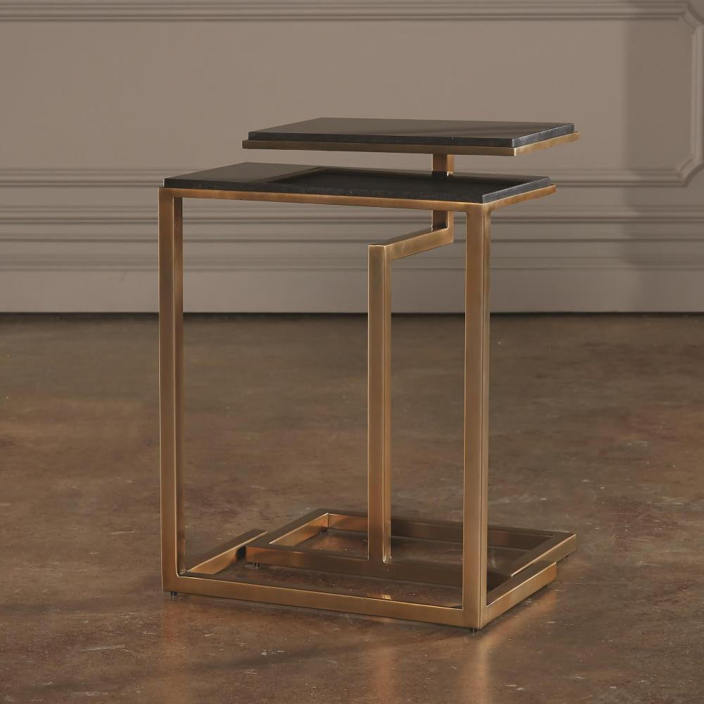 Global Views Set of 2-C Brass Nesting Tables
