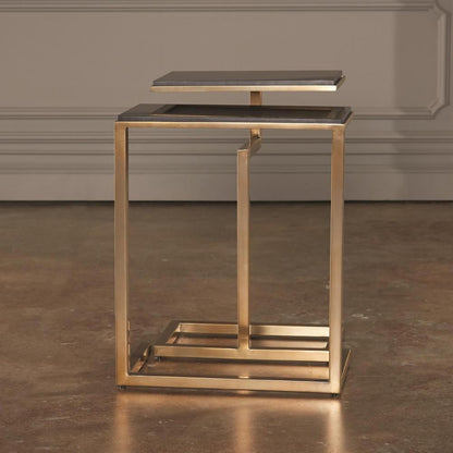 Global Views Set of 2-C Brass Nesting Tables