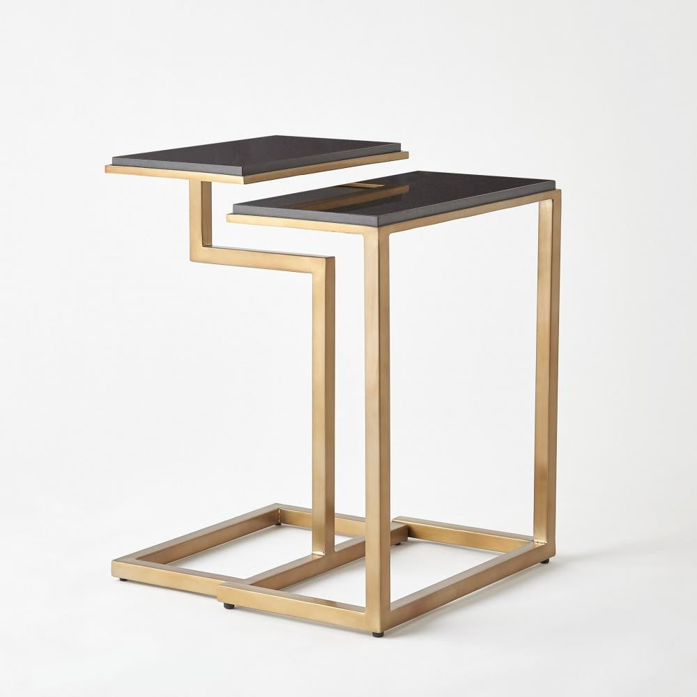 Global Views Set of 2-C Brass Nesting Tables