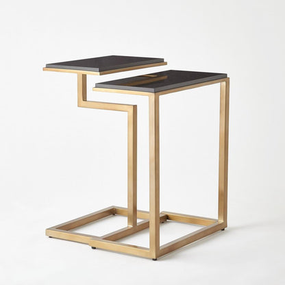 Global Views Set of 2-C Brass Nesting Tables