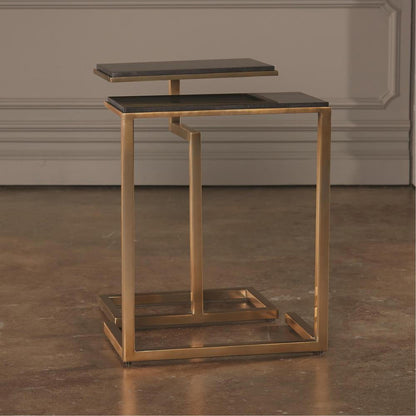 Global Views Set of 2-C Brass Nesting Tables