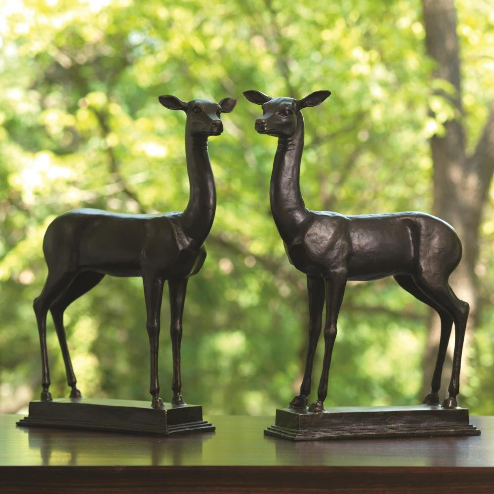 Global Views Set of 2 Fawn Small Sculptures