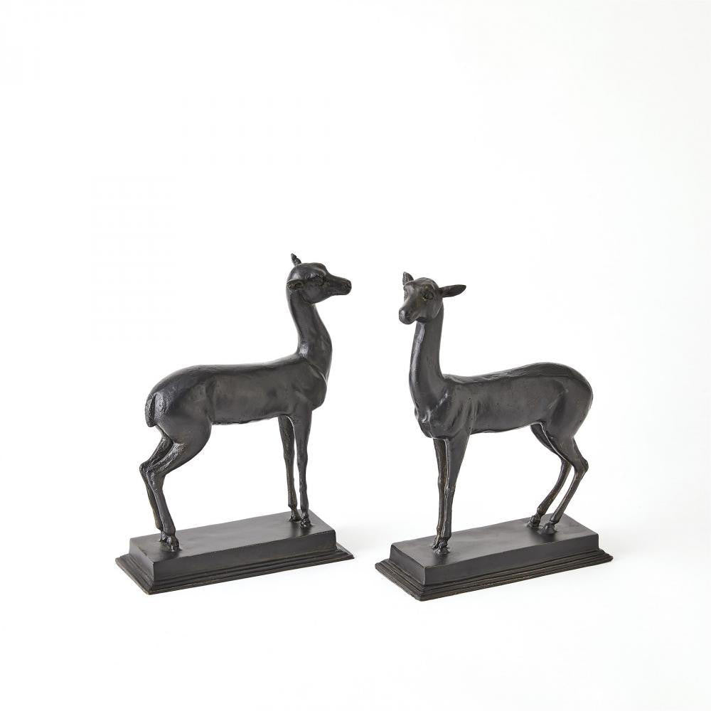 Global Views Set of 2 Fawn Small Sculptures