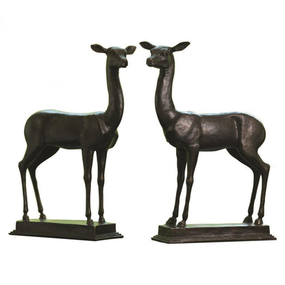 Global Views Set of 2 Fawn Small Sculptures