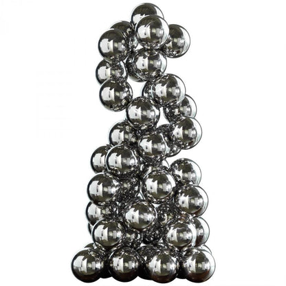 Global Views Sphere Nickel Sculpture