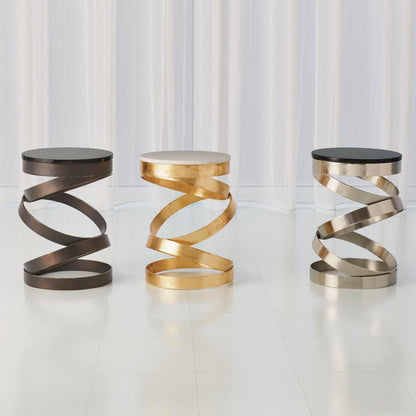 Global Views Spiral Nickel Table