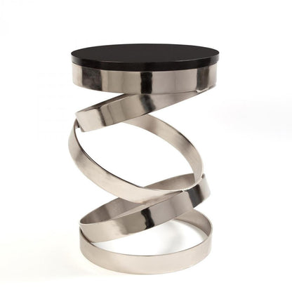 Global Views Spiral Nickel Table