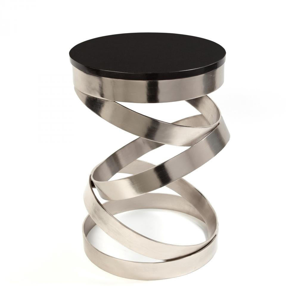 Global Views Spiral Nickel Table