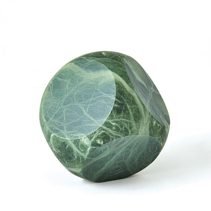 Global Views Square Alabaster Green Object