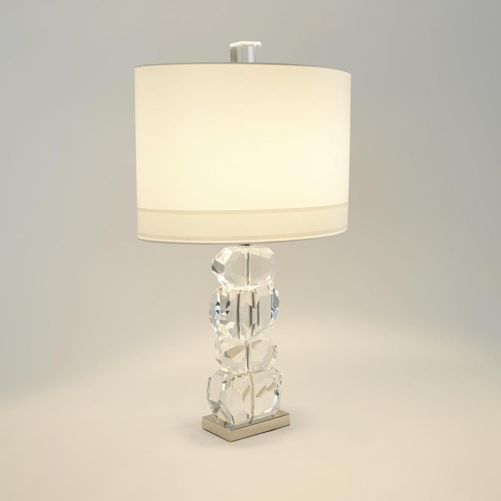 Global Views Stacked Gemstone Short Table Lamp