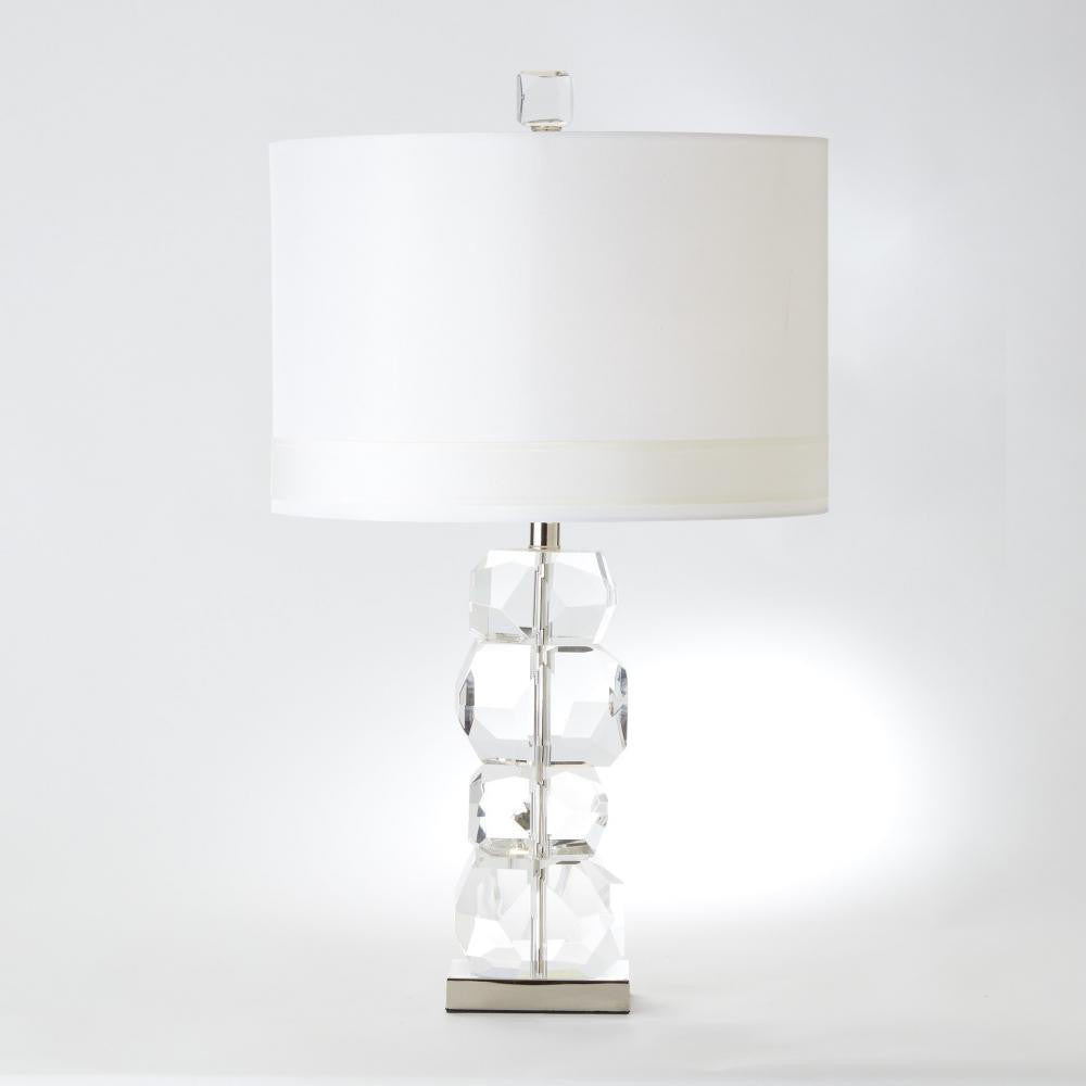 Global Views Stacked Gemstone Short Table Lamp
