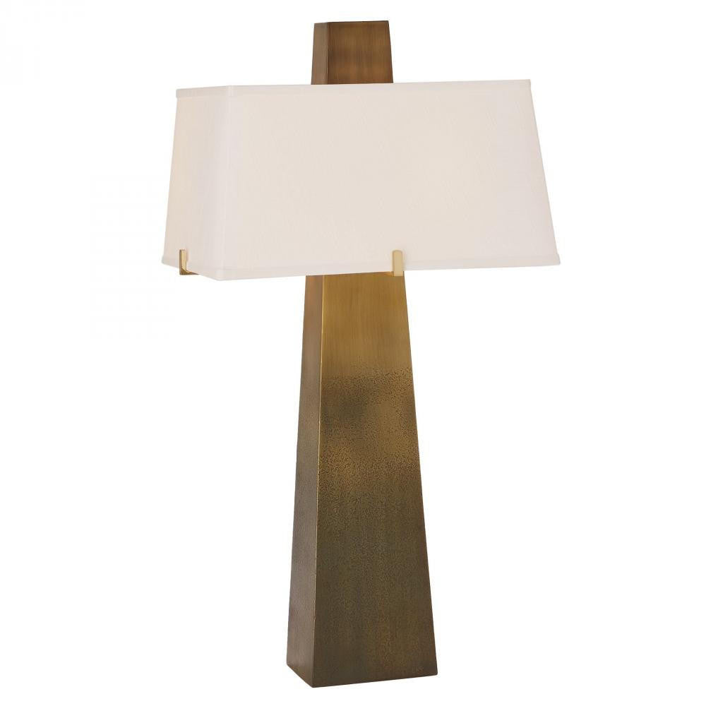 Global Views Stoic Ombre Brass Table Lamp