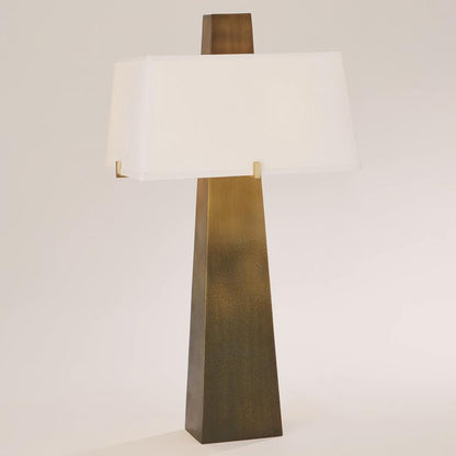 Global Views Stoic Ombre Brass Table Lamp