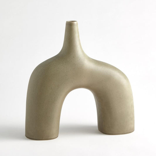 Global Views Stretch Large Sage Vase