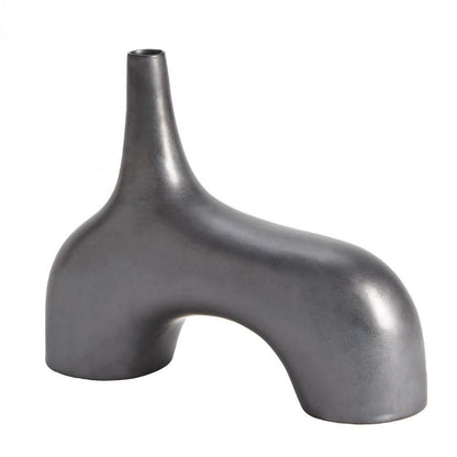 Global Views Stretch Vase Small Black
