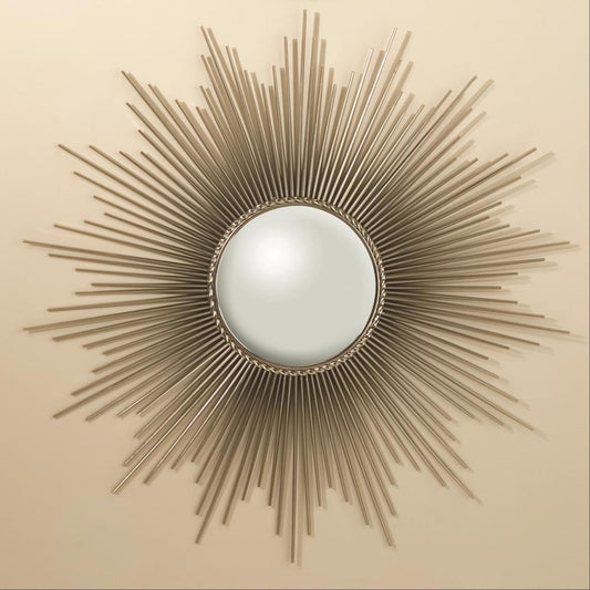Global Views Sunburst Nickel Mirror