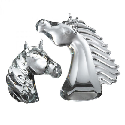Global Views Thoroughbred Horse Head Small Sculpture