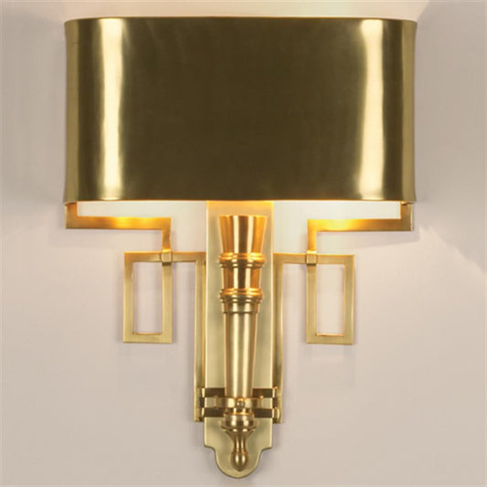 Global Views Torch Wall Sconce Antique Brass
