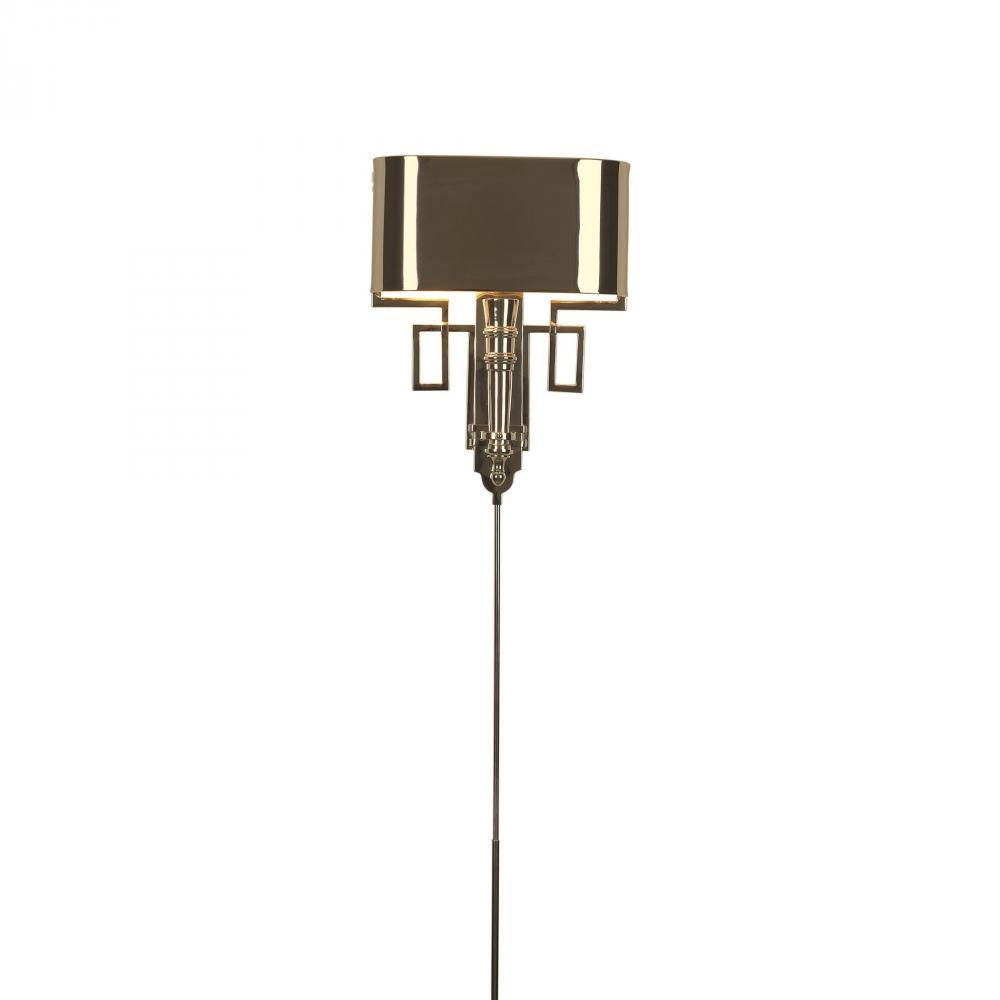 Global Views Torch Wall Sconce Nickel