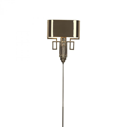 Global Views Torch Wall Sconce Nickel