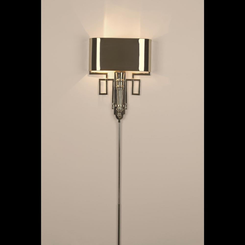 Global Views Torch Nickel Wall Sconce HW