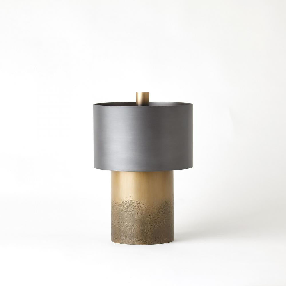 Global Views Tortoise Small Drum Table Lamp