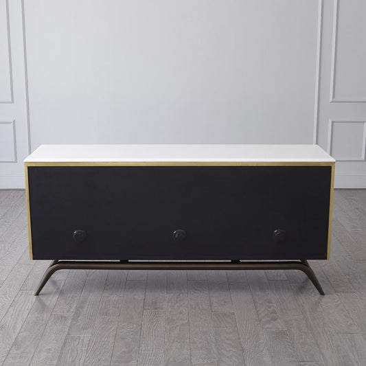 Triangle Cabinet - Brass