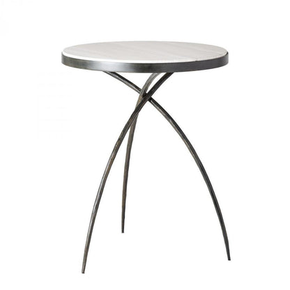 Global Views Tripod Large Table with Grey Marble Top
