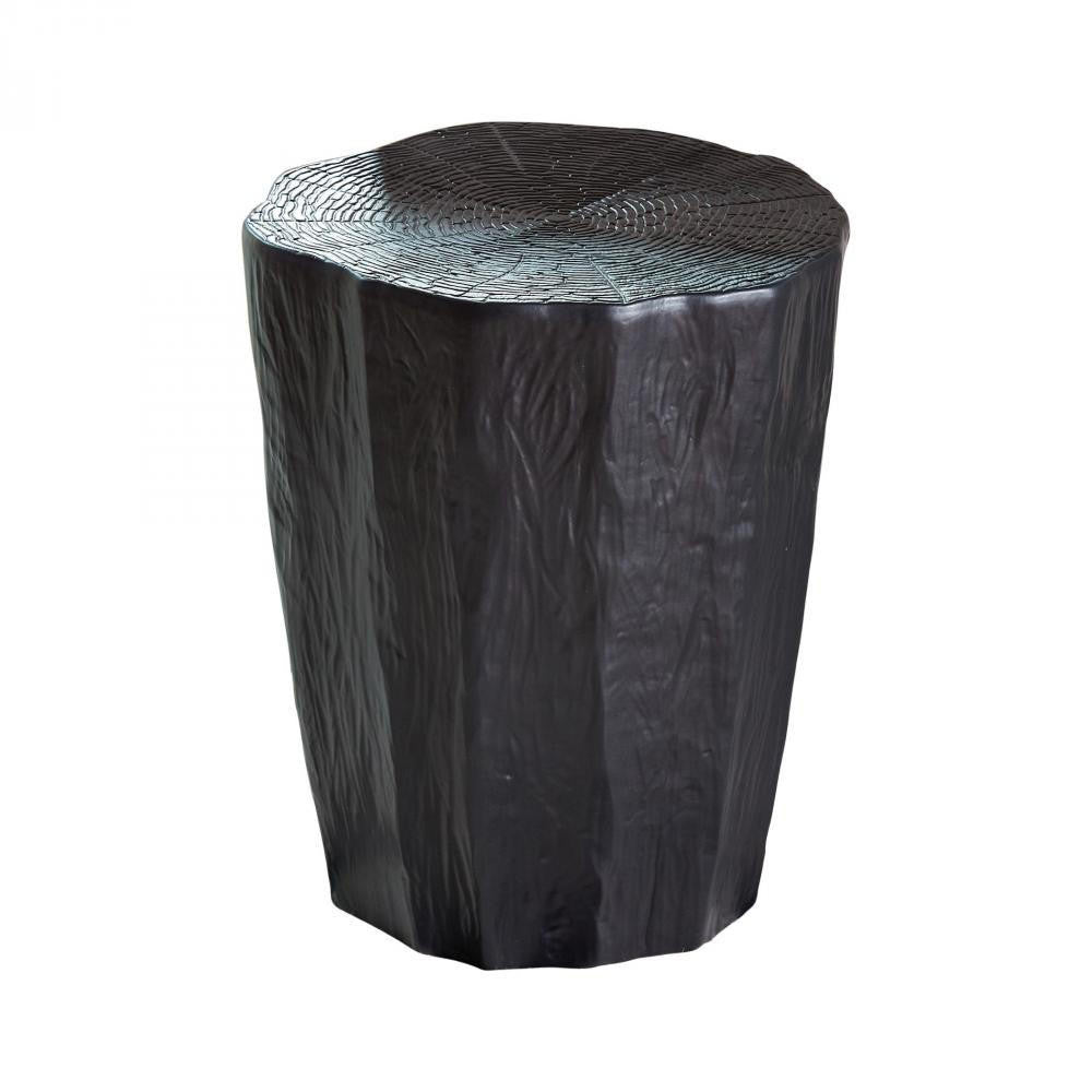 Global Views Trunk Black Side Table