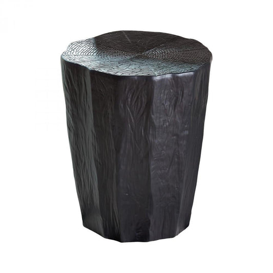 Global Views Trunk Black Side Table