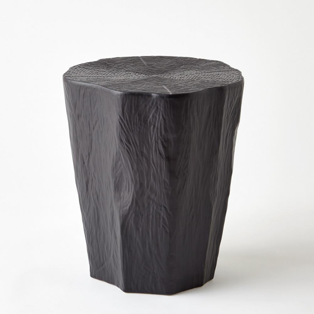 Global Views Trunk Black Side Table