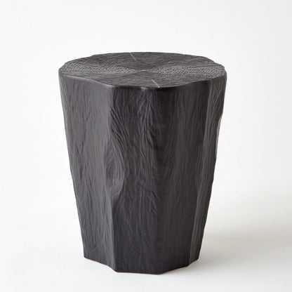 Global Views Trunk Black Side Table