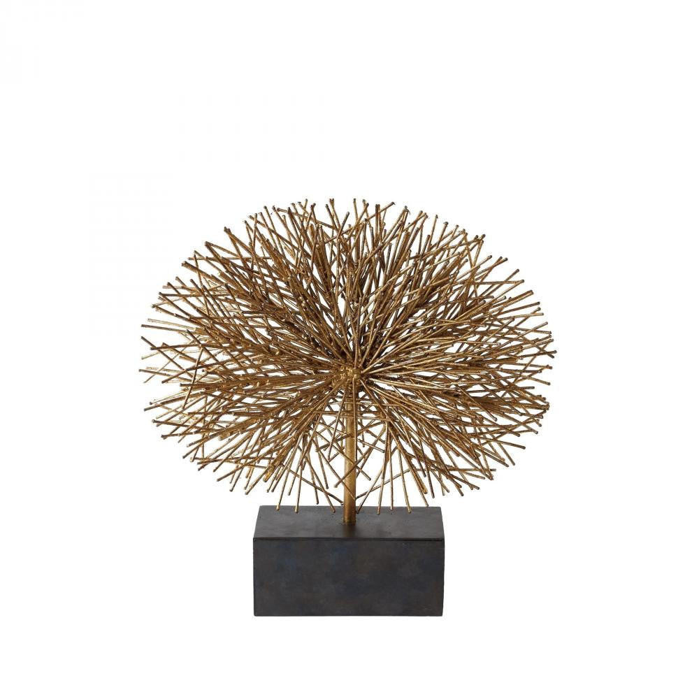 Global Views Tumble Weed Small Gold Leaf Sculpture