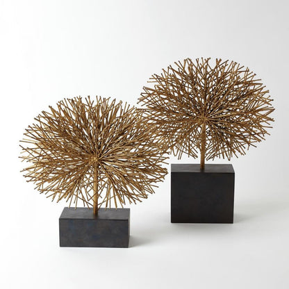 Global Views Tumble Weed Small Gold Leaf Sculpture