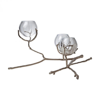 Global Views Twig 3 Nickel Vase Holder