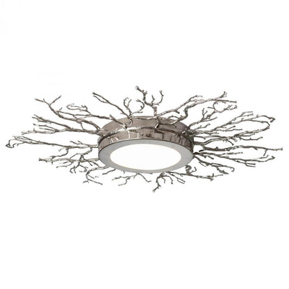 Global Views Twig Nickel LED Ceiling Fixture