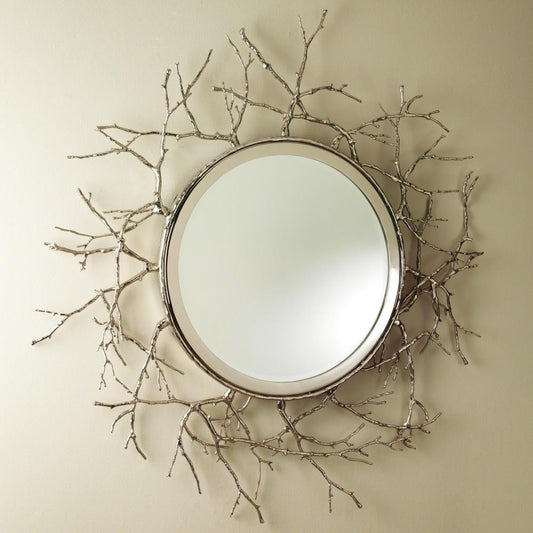 Global Views Twig Nickel Mirror