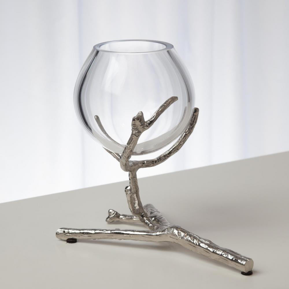 Global Views Twig Nickel Vase Holder