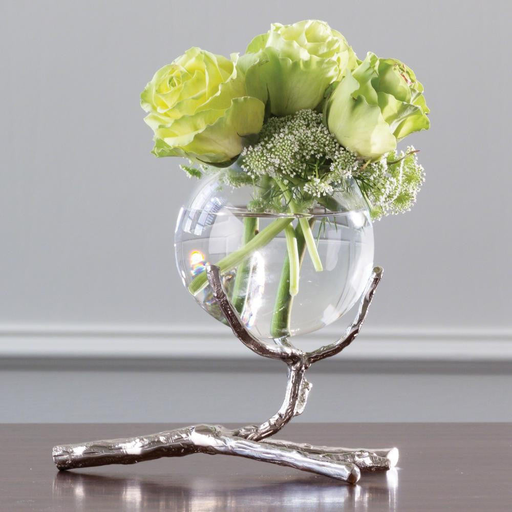 Global Views Twig Nickel Vase Holder