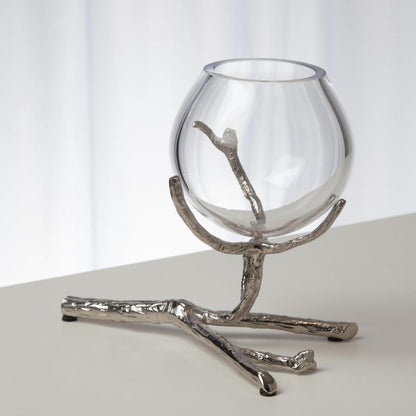 Global Views Twig Nickel Vase Holder