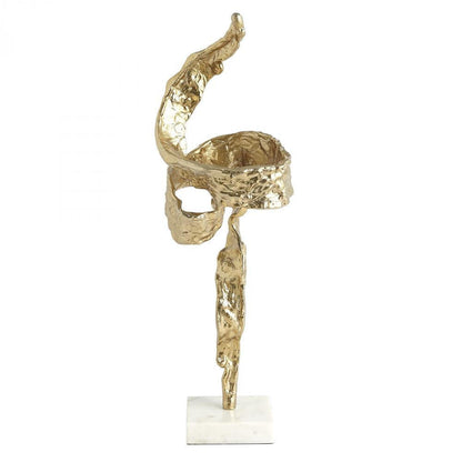 Global Views Twist Brass Sculpture