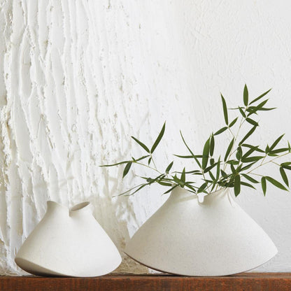 Global Views Under the Sea Large Rustic White Vessel