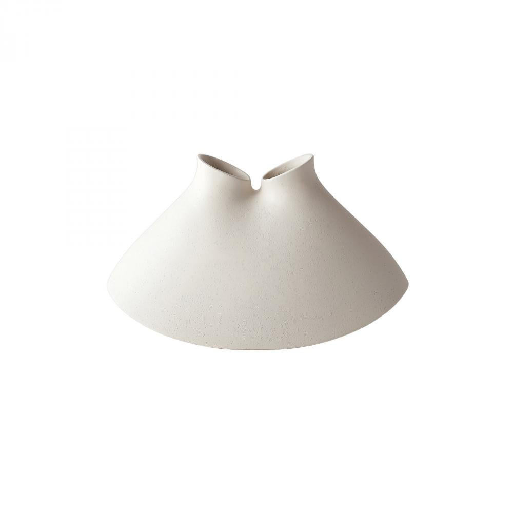 Global Views Under the Sea Large Rustic White Vessel